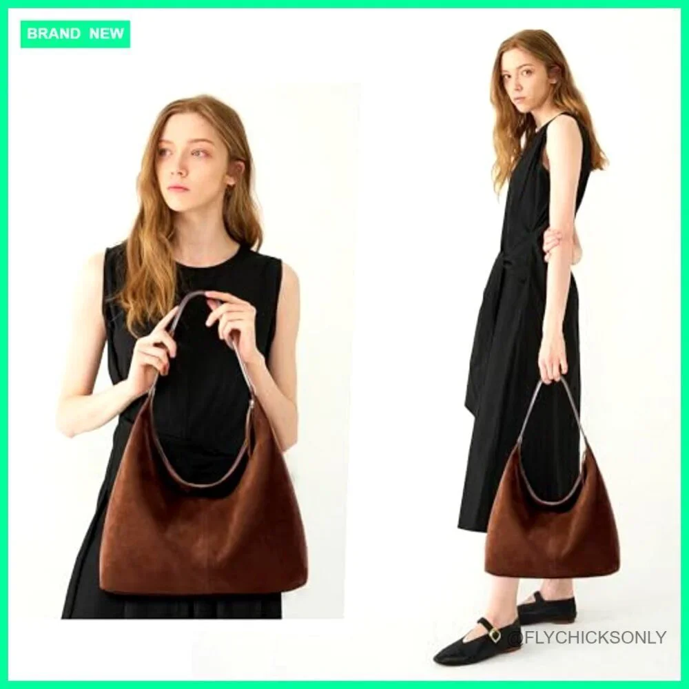 Medium Vegan Leather Hobo Tote with Zipper Closure for Travel Work